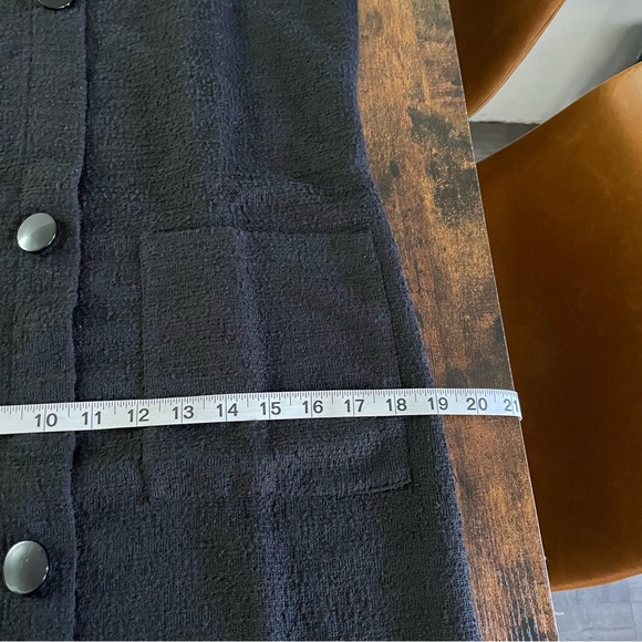 Sold! ZARA Tweed Dress with Buttons - Picture 7 of 12